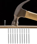Hammer driving Half Thread Hex Lag Screws For Wood 304 Stainless Steel Self Tapping Fasteners For Carpentry DIN571 M8x120mm