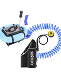Portable Underwater Breathing Ventilator For Scuba Diving With LCD Display And Real Time Monitoring, includes dive mask and swim buoy.