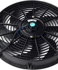 Heavy Duty 12 Inch Electric Radiator Fan In Black Delivers Sweet 800 CFM Cooling Through Ten Precision Balanced Blades.