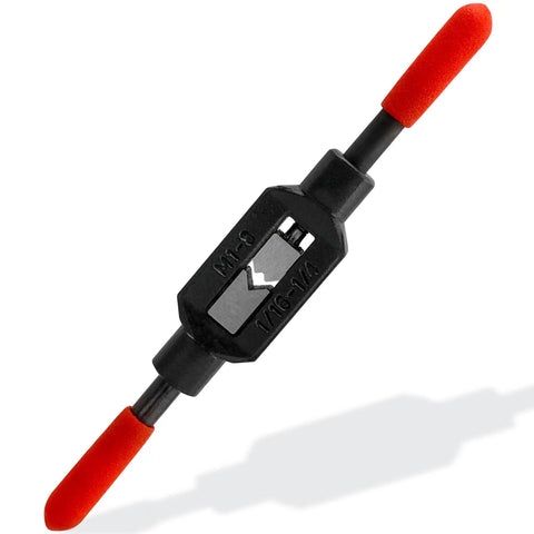 Adjustable Tap Wrench Handle For One Sixteenth Inch To One Quarter Inch And M1 To M8 Taps, Carbon Steel Construction, front view