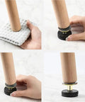 Adjustable Furniture Feet Set Of 12 With Threaded Legs For Beds Cabinets Sofas And More Wobble Free Leveling Feet installation