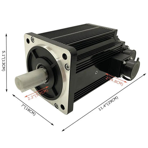 AC Servo Motor And Driver Set 15N.M 3.8KW CNC Control System Kit High Torque For CNC Router Engraving And Milling Machine 220V 13015025