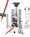 Manual Hand Crank Wire Stripping Machine For Scrap Copper Recycling Adjustable Cable Cutter Tool with red wires and tools