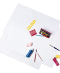 Budget Friendly White Economy Poster Board 22 By 28 Inches, 100 Sheets Per Carton, Ideal For Posters, Signs, Vision Boards, Arts And Crafts, Block Printing, Painting, Markers, And Stenciling with art supplies