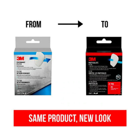 P95 Particulate Filter 5P71P For 5000 Series Respirators, Oil-Proof NIOSH Approved, 95 Percent Filtration packaging update