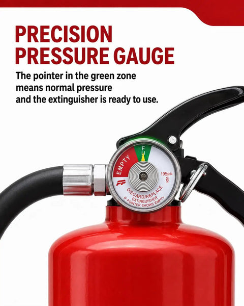 Hella Reliable ABC Dry Chemical Fire Extinguisher 5 Pound 2A 10B C Class Rating Build Tough For Home Office And Pickup Truck Garage Four Pack Ready To Handle Any Emergency Smooth And Safe All Year Long