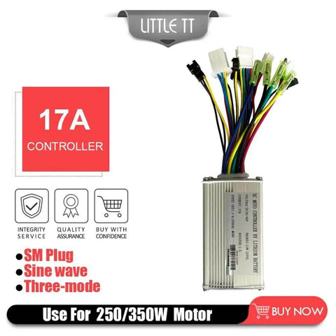 Check Out This Sine Wave E Bike Controller For 36V Or 48V Systems That Boasts 250W Power And Handles 17 Amps Like A Boss While Keeping Your Brushless Motor Silky Smooth With Less Vibration And Major Durability.