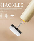 40 Pack Brown Nylon Furniture Glide Pads With Steel Pins For Round Chair Legs Floor Protectors close-up with pin detail.