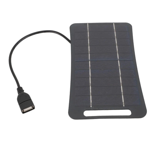 Your Go To Portable 5V 5W USB Solar Panel High Efficiency Monocrystalline Silicon Solar Charger with USB Output