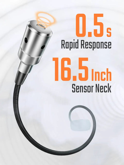Gas Leak Detector With 17 Inch Gooseneck Probe That Sniffs Out Methane Propane And Other Combustible Gas Leaks In Tight Spaces For Home