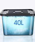 Heavy Duty Industrial Evaporative Cooler With 40 Liter Tank For Patios And Backyards showing the 40L water tank.