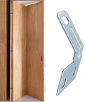 Six Pack Bifold Door Surface Aligner Hardware Kit In Carbon Steel With Galvanised Finish 6.38x3.5 Cm for bifold door alignment