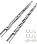 12 Inch Narrow Drawer Slides Two Way Ball Bearing Slim Metal Drawer Rails 1 Pair With Mounting Screws