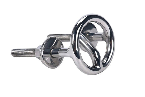316 Stainless Steel Transom Mount Ski Tow Eye For Boats And Kayaks Saltwater Ready Heavy Duty Mount With Four Inch Length Nine Point Five Millimeter Thick Eye Ring Two And A Half Inch