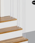 Staircase with No Fuss All In One 100 Pack Swage Lag Screws Stainless Steel T316 Left And Right Handed for wood posts cable railing