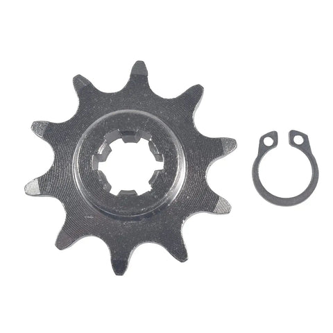 Ten Tooth 415 Chain Wheel Sprocket 10T for 47cc 49cc motorized bicycle, durable aluminum gear sprocket for gas powered ride.