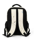 Back view of Dope Multi Shade Wildflowers Printed Backpack for Unisex with padded straps and breathable fabric