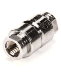 Atmospheric Backflow Preventer With Dual Check Vacuum Breaker Chrome Plated Brass And Stainless Steel Inlet Outlet Three Eighths Inch NPT