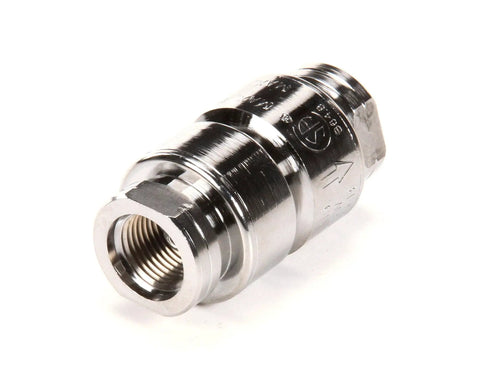 Atmospheric Backflow Preventer With Dual Check Vacuum Breaker Chrome Plated Brass And Stainless Steel Inlet Outlet Three Eighths Inch NPT