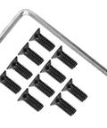 10 Piece Replacement Set For Mijia M365 Electric Scooter Sturdy Metal Screws With Precise Threads No Fuss To Install And Remove