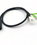 Motor Adapter 9 Pin Extension Cable For E Bike Motor Waterproof Connector 60 Cm Length Black ABS Durable Conversion