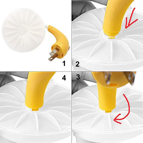 Assembly guide for Sensor Led Night Light Plug In Lamp Mushroom Night Light With 7 Color Changing Glow Cozy Vibe Pretty Mushroom Shaped