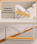 Super Heavy No Drill Radiator Shelf Bracket Wall Mount Support for Home Office Top Notch Aluminum Build with enhanced support surface.
