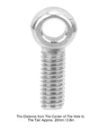 Twenty Piece Set Of Heavy Duty Lifting Eye Bolts Made From 304 Stainless Steel Durable And Corrosion Resistant For Machinery Lifting Accessories Hoists Rigging Indoor Outdoor Use, 20mm eye bolt