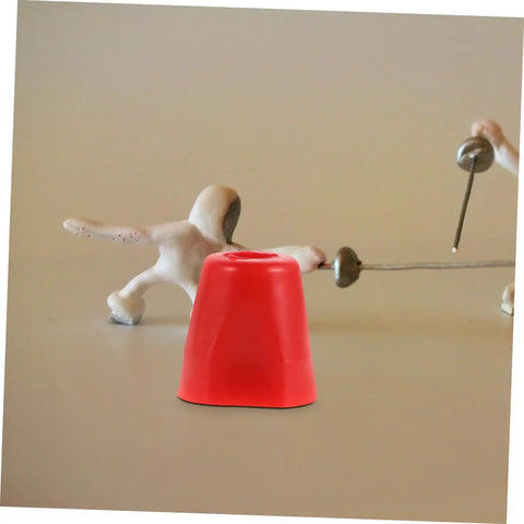 Heavy Duty Fencing Nut Repair Tool For Sabre Gear, Replacement Support Nut For Sabres, red plastic protective sleeve