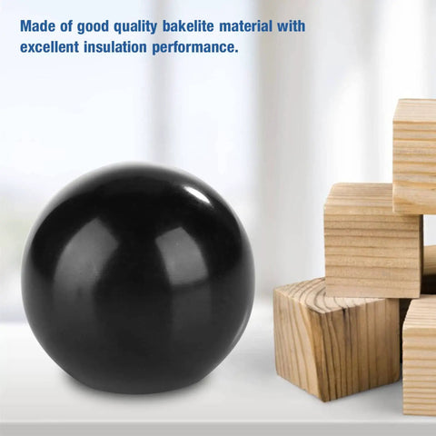 M8 Female Thread Ball Knob Set 5 Pack 32mm Diameter Polished Bakelite Round Machine Knobs For Handles And Tool Replacement