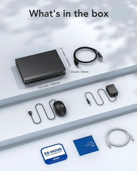 Contents of 16 Channel 1080P Lite Security DVR With AI Human And Vehicle Detection H265 Plus Compression For Bandwidth Savings