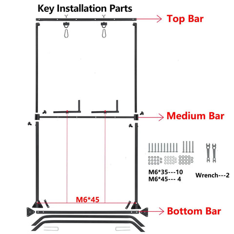 Diagram of Heavy Duty Archery Target Stand With Adjustable Height For 30 Inch Bag And Foam Targets, showing key installation parts.