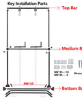 Diagram of Adjustable Archery Target Stand For 30 Inch Bag And Foam Targets Backyard Bow And Arrow Practice Holder components.