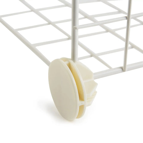 Total Game Changer Six Cube Wire Grid Storage Rack, Hella Durable Heavy Duty Steel Shelves With Quick Snap Connectors, Modular Organization Unit For Shoes Books Kids Toys And Pantry Supplies