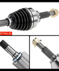 CV Axle Shaft Assembly Front Left Driver Side Direct Beefed Up Drop In Replacement For Ford Flex Taurus Lincoln MKS MKT Mercury Sable 3.5L 3.7L Front Wheel Drive