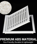 Ceiling Access Panel With Built In Filter Grid Louvered Hinged Vent Cover For Drywall Ceilings shown with premium ABS material design.