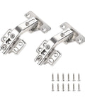 135 Degree Lazy Susan Cabinet Hinge for Full Overlay Concealed Corner Cabinets with screws, metal hardware, 1 pair 2 pieces