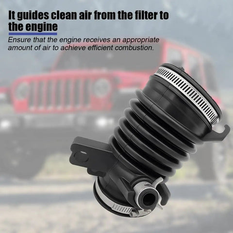 Beefy Rubber Car Air Intake Hose Tube With Three Clamps For Honda Civic ILX OEM 17225-R1A-A01 Replacement Duct Engine Air Filter Boot