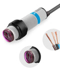 Through Beam Infrared Photoelectric Sensor With 5 Meter Sensing Range 3 Wire NPN PNP 10 30V DC Or 90 240V AC Dual Power IP65 Built To Last