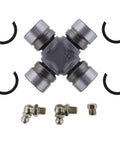 U Joint Kit For Arctic Cat 400 FIS 4x4 TRV 700 ATV Front Drive Shaft Diff Side OEM Replacement Heavy Duty Aftermarket U Joint Fits 1986 Through 2022 All Years, metal cross joint with snap rings