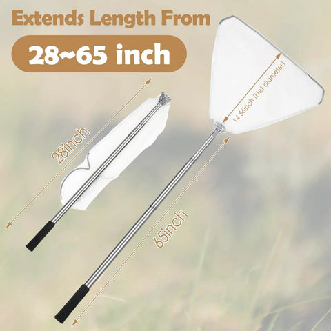 Snake Grabber Tool 69 Inch Collapsible Stainless Steel Tongs With Bite Proof Handling Gloves For Safe Pro Grade Reptile Catching And No Harm To Snakes Heavy Duty Rattlesnake Catcher