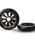 Replacement Inline Skate Wheels Set 90mm 100mm 110mm For Indoor Outdoor Use 8 Pack Black Durable Quick Roll High Performance