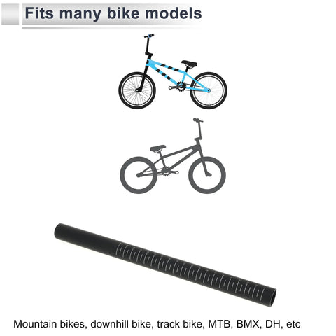 Universal Bike Seat Post 300Mm Long 22.2Mm Diameter Lightweight Matte Black Carbon Fiber With Adjustable Head displayed with bikes