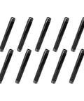 10 Pack Built Tough Heavy Duty Iron Pipe Nipples For Industrial Vintage DIY Projects Furniture And Shelving Decor Pre Cut Steel Threaded Nipple Set For Easy Assembly Three Quarter Inch By 8 Inch Grey