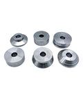 One Quarter Inch Hem Bead Roller Sets With Three Quarter Inch Shafts And Two And A Half To Three Inch Spacing, CNC Machined Hardened Steel