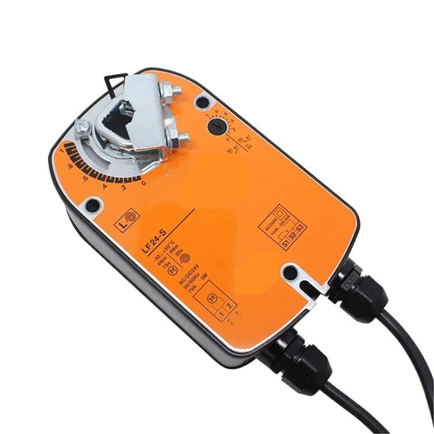 Heavy Duty Rotary Actuator For Ventilation Systems Featuring Straight Up Reliable Four Nm Torque Ac Dc 24 Volts Power smooth ventilation control