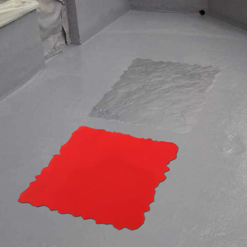 Durable Concrete Stamp Mat 19.69 by 19.69 Inch Seamless Texture Pad Made From Tough Polyurethane on concrete surface