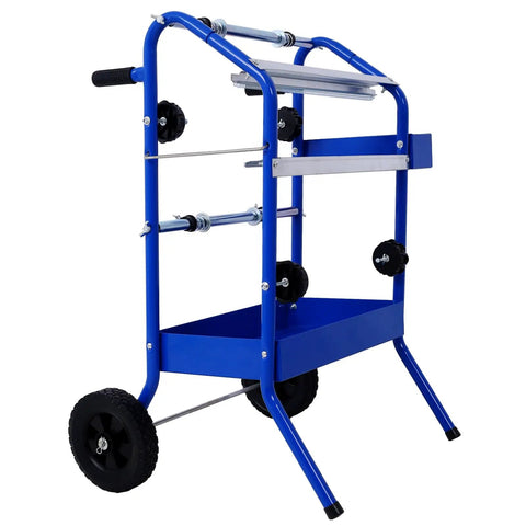 18 Inch Mobile Multi Roll Masking Paper Machine With Storage Trays The Workhorse For Painting Auto Body Jobs And Auto Shop Projects