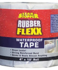 Seal Leaks Fast With A 4 Inch By 10 Foot Waterproof Tape Rubber Flexx For Roofs Gutters Windows And More It Sticks Like Crazy With Incredible Adhesion And Tough Durability White 1 Pack