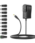 24V 1A DC Power Supply With 10 Tips Plugs, Must Have Universal AC Adapter For Ride On Toys, Massage Guns, LED Strip Lights